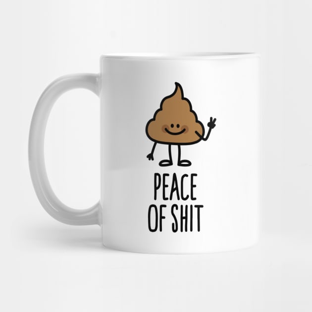 Peace of shit Piece of shit pun shit emoticon by LaundryFactory